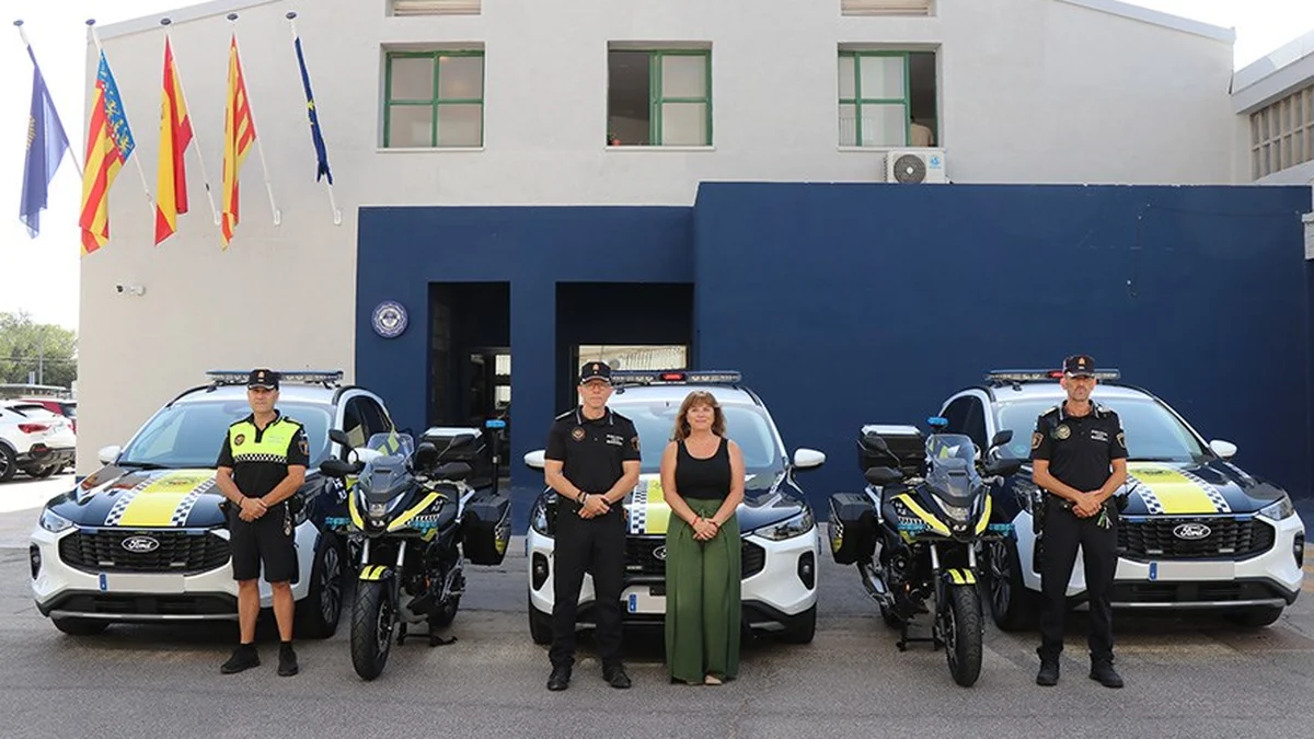 Nuevos vehículos incorporados a la Policía Local de Sagunto