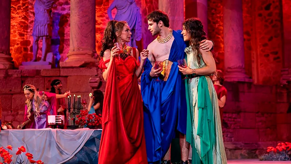 Escena de Fedra, en los infiernos, con Lydia Bosch